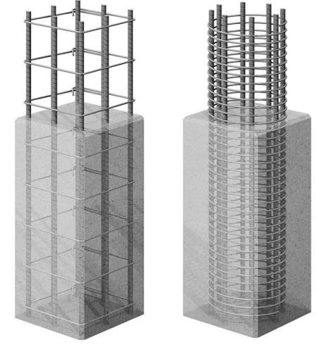 Column Reinforcing I Vertical reinforcing bars increase the column's load carrying capacity and give it resistance to bending forces generated by lateral forces on the building structure or by