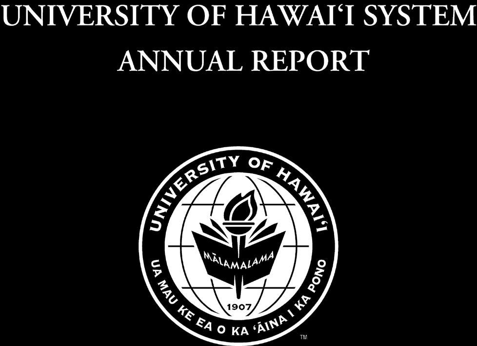 REPORT TO THE 2013 LEGISLATURE SEMI-ANNUAL REPORT ON HAWAI I CANCER RESEARCH
