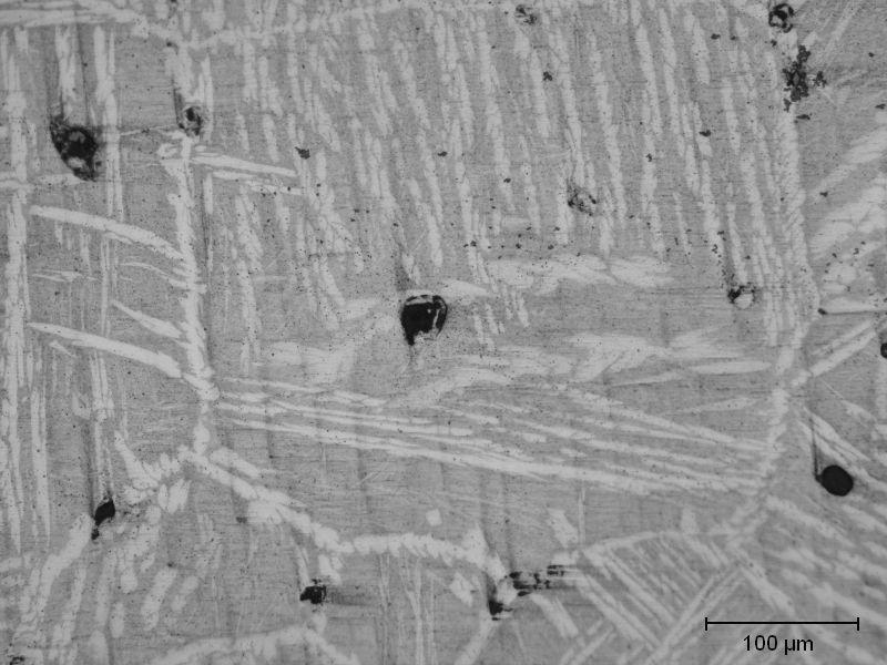 As sintered Microstructure of Ti 185