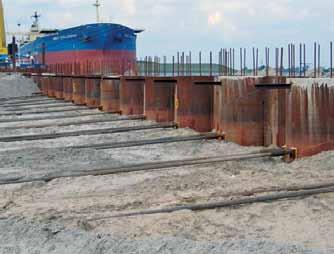 Facilities such as barge and ship docks as well as offshore service bases have found the system to be a cost effective alternative to large diameter S355 Tie Rods with upset threads.