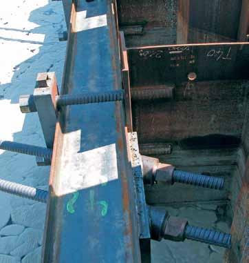 GEWI Steel Waling Tie Rods Walling bolts are needed to connect a standard sheet pile wall or a modular sheet pile wall to a load distributing waling.