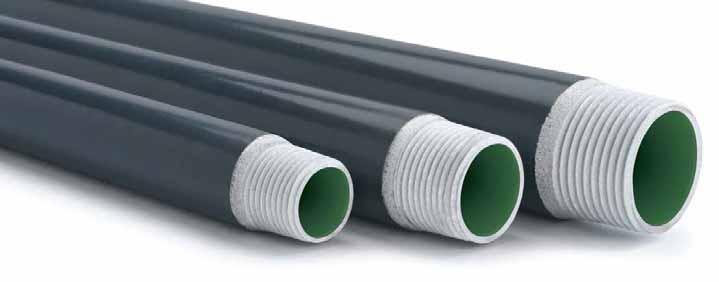 PVC Coated Conduit PVC Coated Conduit Description: PVC coated galvanized rigid conduit with green urethane interior coating protects conductors from mechanical damage and corrosive attack.