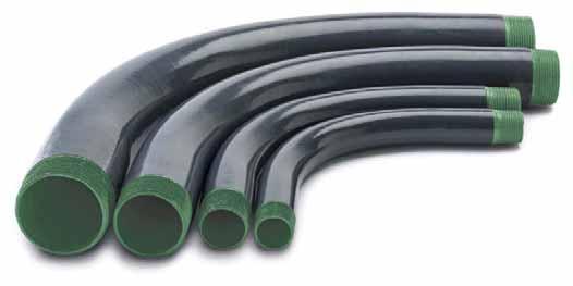 PVC Coated Elbows Elbows PVC Coated Elbows Description: Perma-Cote factory bent standard radius elbows are available and ready to ship.