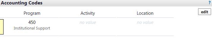 For Fund Codes, click Select from Profile Values and then use the drop-down menu to select a fund b.