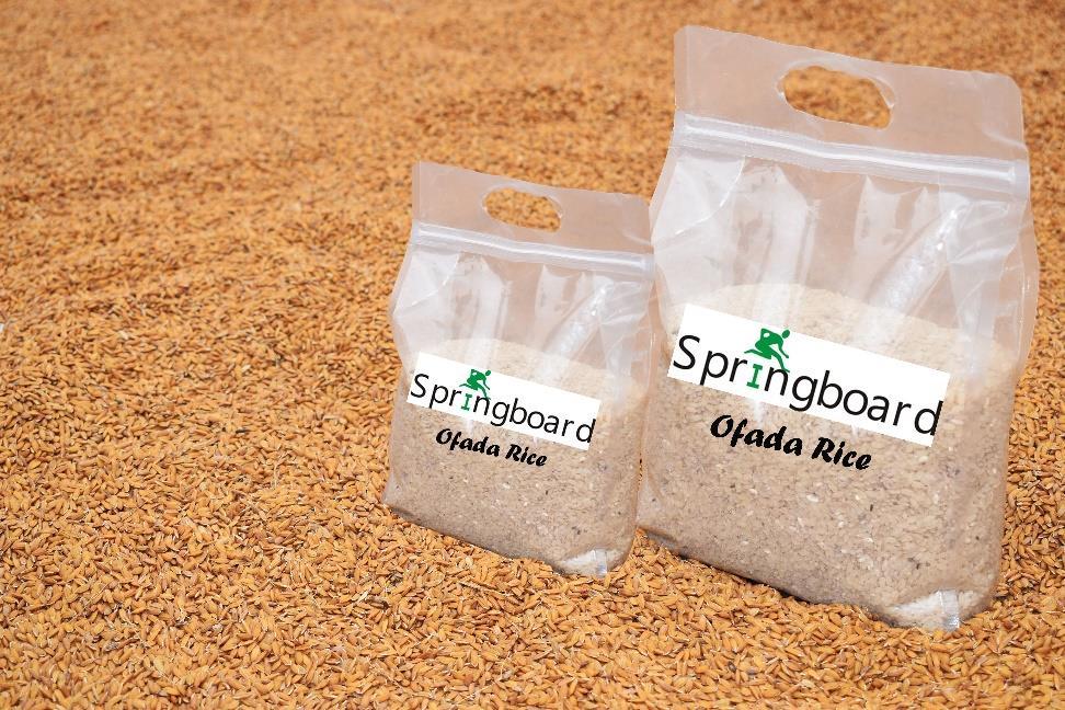 Our new products Local Rice: Grown by Springboard