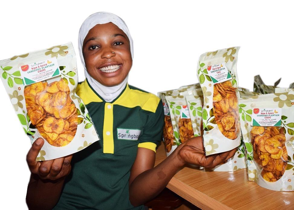 Plantain Chips in 150G Package: Our plantain is