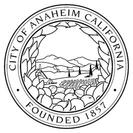 City of Anaheim Planning Commission Agenda Wednesday, January 23, 2019 Council Chamber, City Hall 200 South Anaheim Boulevard Anaheim, California Chairperson: Jess Carbajal Chairperson Pro-Tempore: