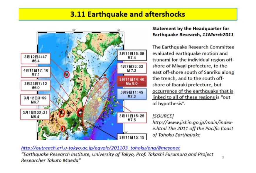 9.0 Earthquake Occurs of the Coast of Japan at 2:46