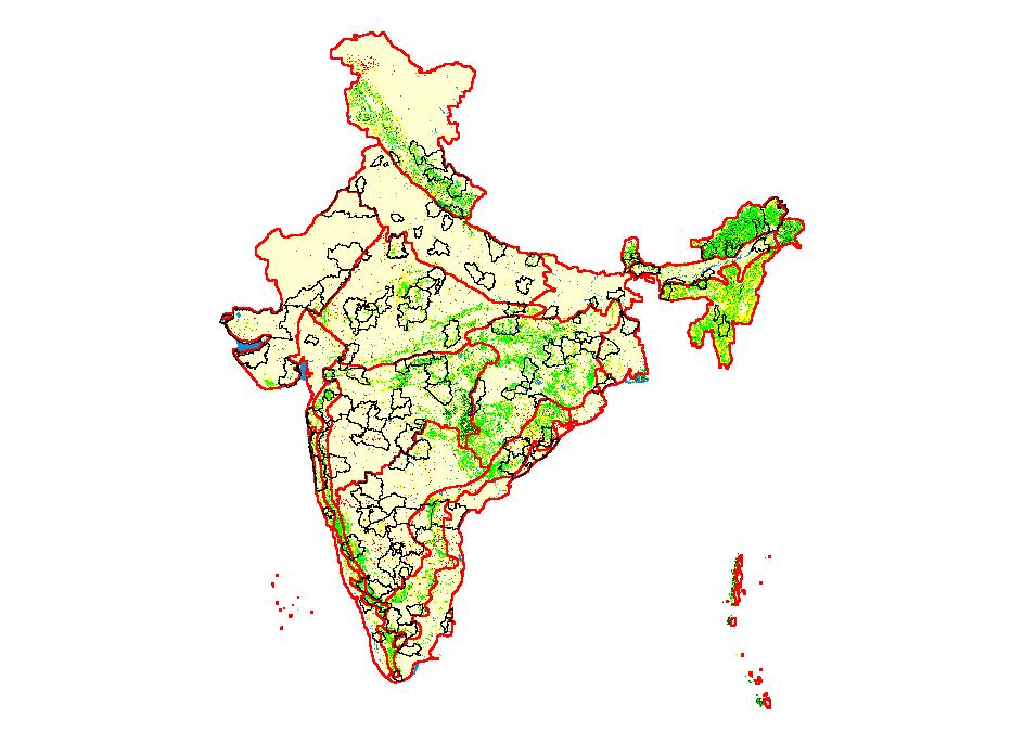 derived on the basis of ancillary information such as records of State Forest Departments, toposheets etc. Thus, the area under this category is not complete. 3.5.