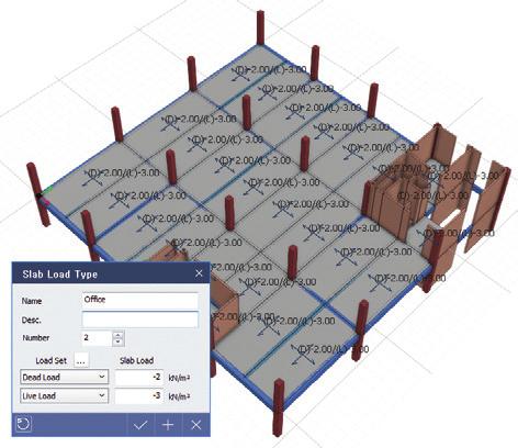 of members using Cad Tracing (Walls, Columns and Beams) Auto-generation of members by recognizing CAD