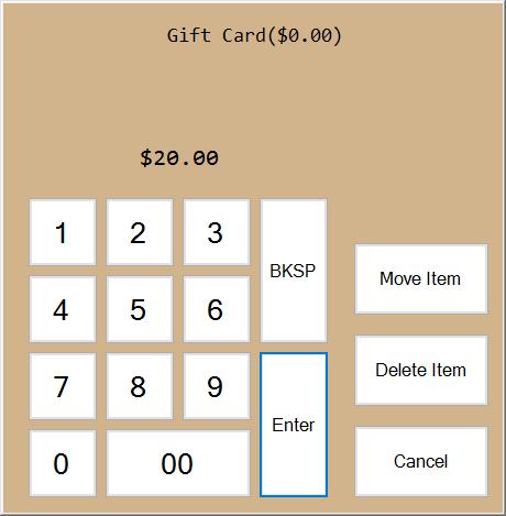 Gift Card Item: This item creates an ipourit gift card.