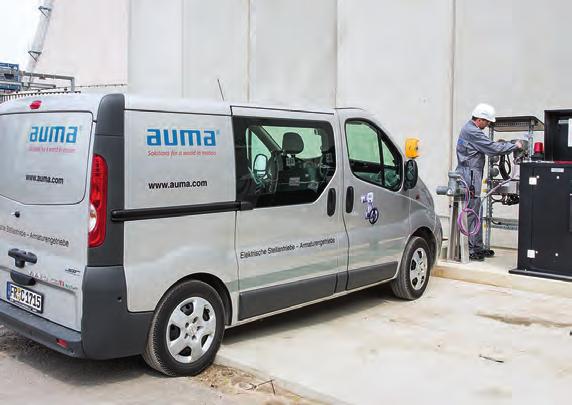 THE AUMA SERVICE EXPERTS Nobody is more familiar with AUMA actuators than our service engineers.