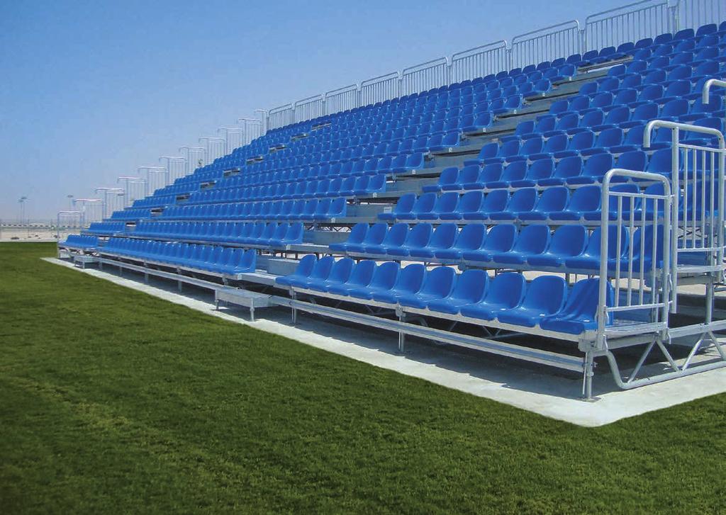 technology on show Steel with feeling: Marcegaglia s grandstand systems