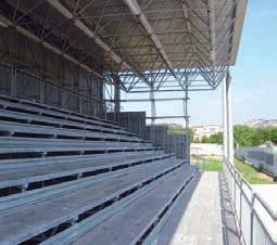 This includes grandstands, stages, lighting towers and large span