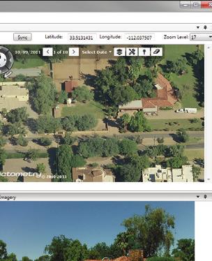 imagery to visualize a building from many values for a property