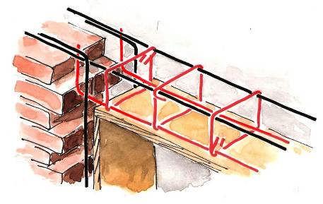 Lintel height: 3 For windows up to 3ft, use the normal 3 inch seismic band as