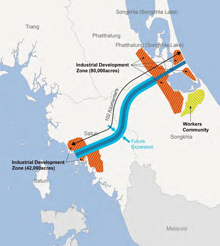 Thailand s Kra Isthmus Canal Implications The canal will provide an alternative route to the congested Strait of Malacca.
