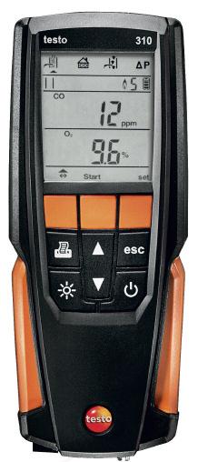 testo 310 Product properties in detail. See what makes the testo 310 special. Robust Robust and light instrument for daily use excellently suitable even for rough and dirty surroundings.