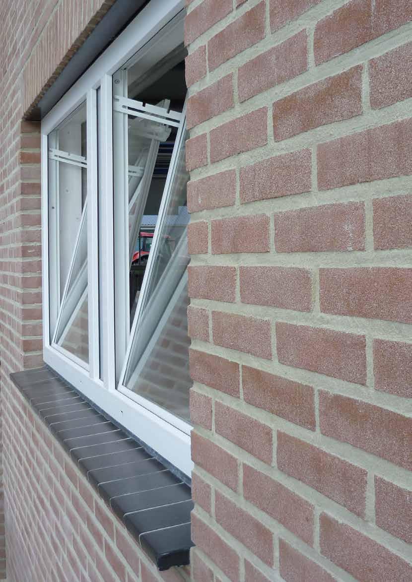 Bouwplast Hopper windows Applications: Barn construction Shed