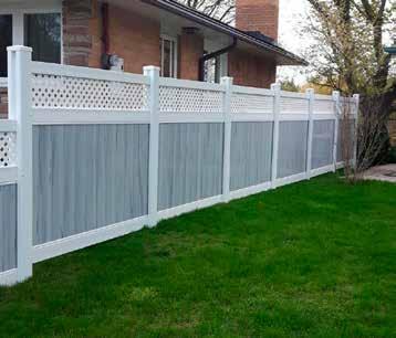 New universal gate kit with aluminum side rails and stainless steel hardwared, fits 20 to 48 openings. All Season PVC Fence comes with a Lifetime Warranty.
