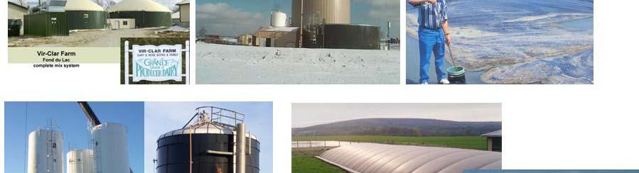 Digesters Around the World Manure Biogas Use Combined Heat and Power Electricity for on-farm