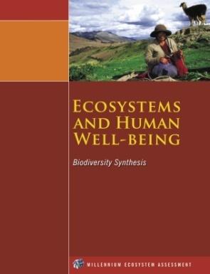 Millennium Ecosystem Assessment: Opportunities and Challenges for Business and Industry (2005) 1. Ecosystem services that are freely available today will cease to be available or become more costly 2.
