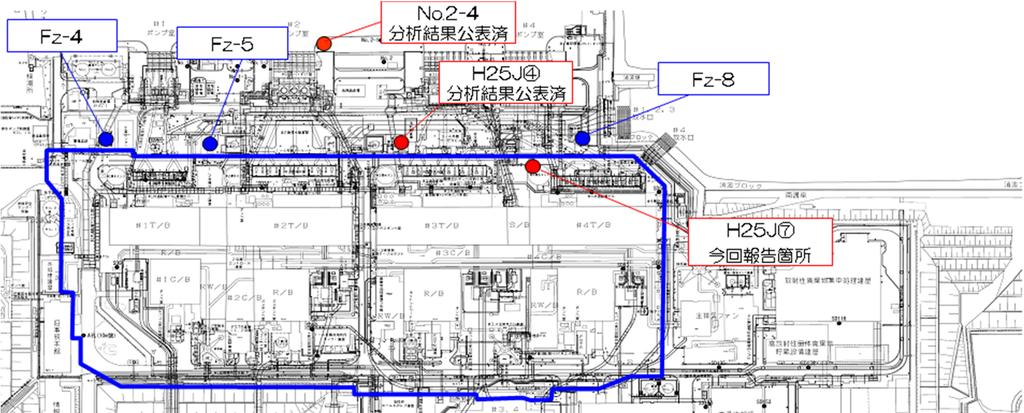 Water Quality Survey of the Lower Permeable Layer on the East Side () of the Turbine Building at Fukushima Daiichi Nuclear Power Station Revised Version <Reference> June 24, 2014 Tokyo Electric Power