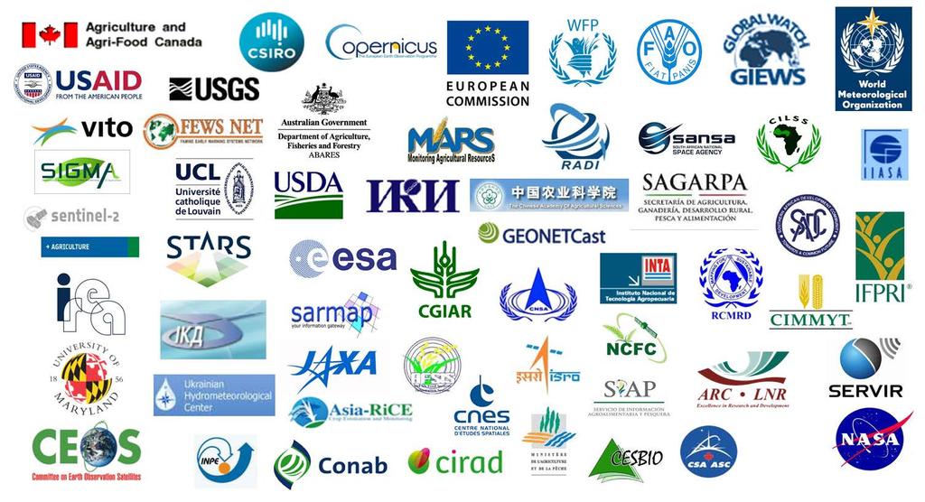 GEOGLAM AMIS Crop Monitor Partners In 2017 there were 138 contributors from 62 organizations in