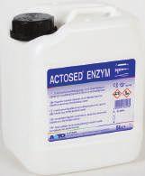disinfection can be performed in one step Contains neither aldehdyes nor phenols DGHM/VAH listed ACTOSED ENZYM Enzym Based, Concentrate Disinfectant and Cleaner for Medical Instruments and Endoscopes