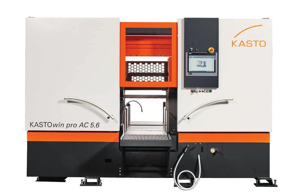 More productivity with the new KASTOwin pro AC 5.6 The essence of profitable automated sawing comprises two elements: high cutting performance and short downtimes.