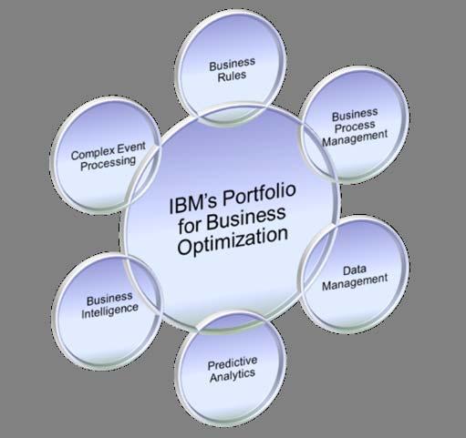 IBM is uniquely equipped for Business Optimization In addition to driving continued