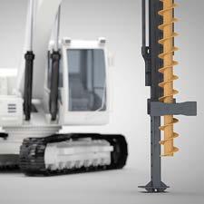 MOVAX piling hammers are the optimum solution to complete a pile installation after reaching refusal with a side grip pile driver or when load testing is required.