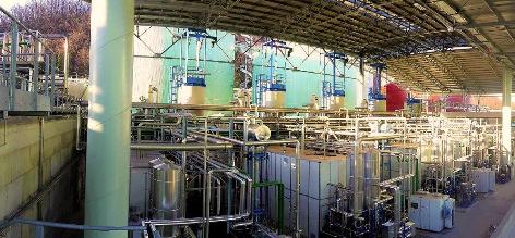 16,0 bar Biogas: Municipal Waste Upgrading: 5 x 1,250 Nm³/h Biogas Methane: 97,0 Vol% CH4 Process:
