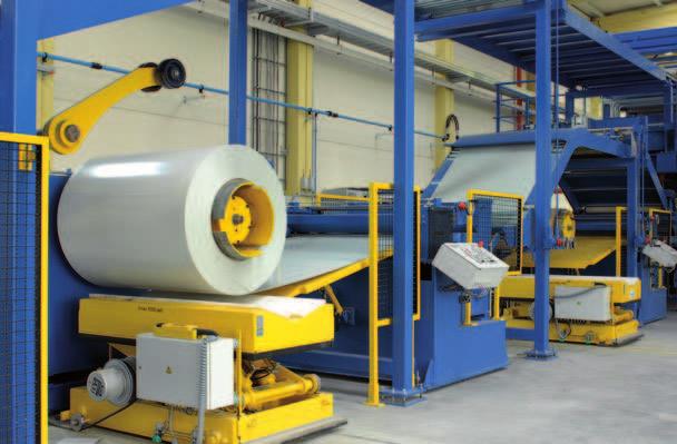 SIEMPELKAMP MACHINERY AND PLANTS Coil car and decoiler Well-thought-out details result in superior systems : Double belt lines from SHS for state-of-the-art sandwich panels made by Romakowski By Ralf