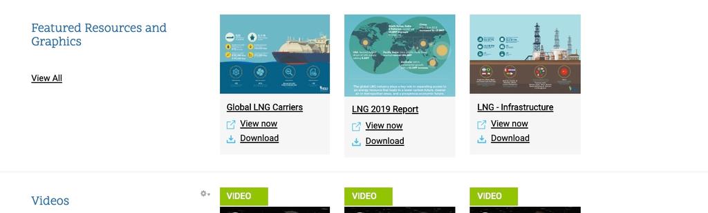 the IGU will launch an LNG microsite containing useful