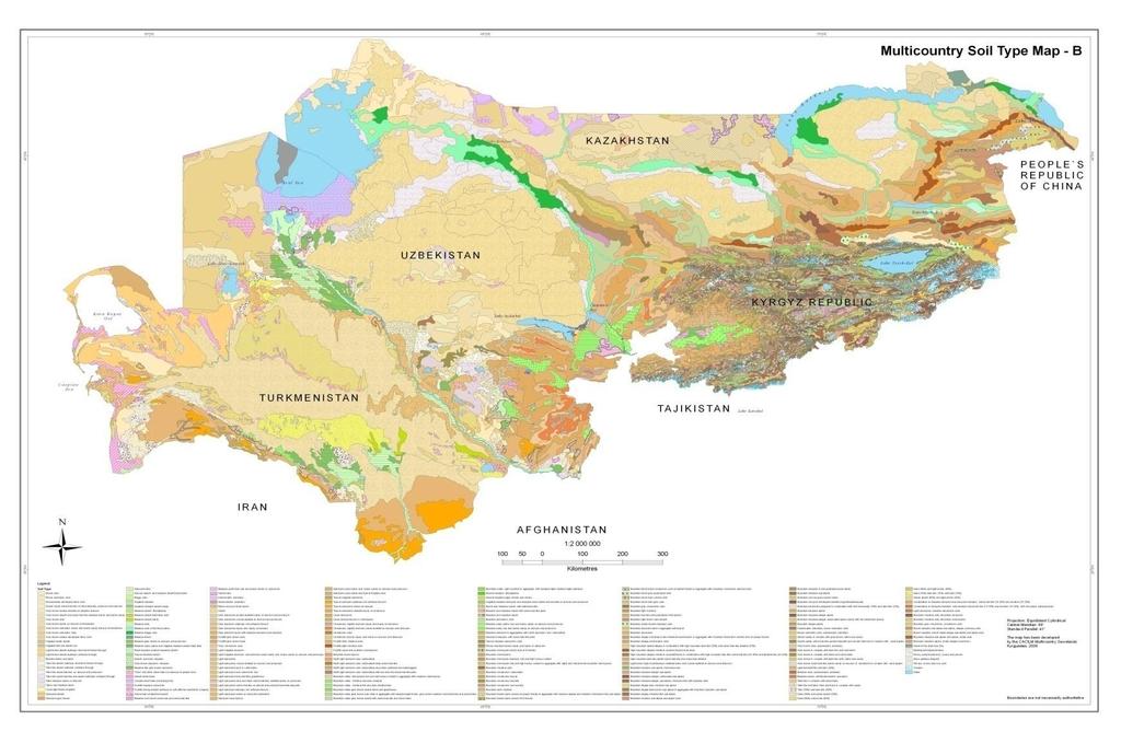CACILM Multicountry Soil Map (SLM-IS Component,