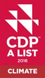 has been awarded a position on the Climate A List by CDP, an international not-for-profit organization engaged in activities to realize a sustainable economy.