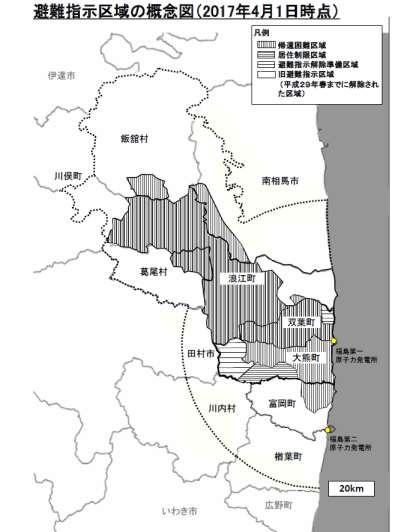 Date City Legend Areas where Returning is Difficult Habitation Restricted Areas Preparation Areas for Lift of Evacuation Order Former Areas under Evacuation Orders (Areas in which the orders were