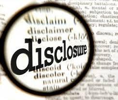 Disclosure requirements Disclosure is the act of releasing all relevant information pertaining to a company that may influence an investment decision. To be listed on major U.S.