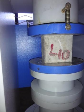 First aggregate was added to the mixer, followed by 2% of total water and superplasticizer to prevent cement sticking to blades or at the bottom of the drum.