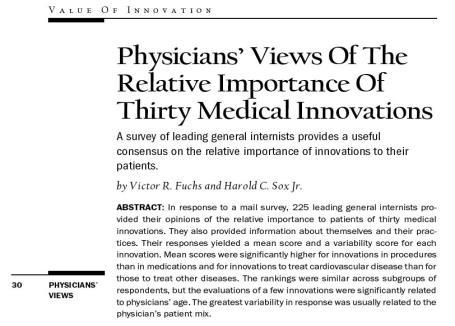 Medical Impact How do innovations