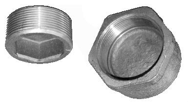 1/2 85 alloy PLG 8 3 65 MC 8 3 97 PLG 10 4 85 MC 10 4 123 PLG 12 5 102 MC 12 5 153 Material Galvanized steel Aluminium alloy The PLG plugs are male threaded and have a flush hexagon for