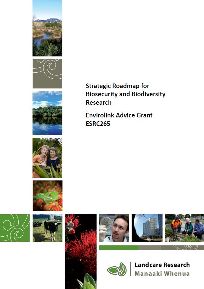 Strategic roadmap for biosecurity and biodiversity research Commissioned by the BioManagers Group in 2014 Launched in Feb 2015 Funded by Envirolink Advice Grant 1474- ESRC265