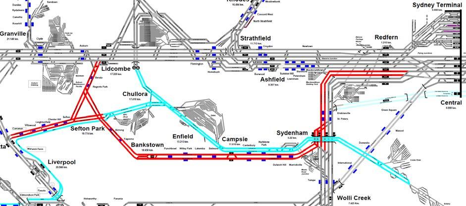 SMCSWSSJ-SMD-WSS-CT-SCH-000003 Revision E Figure 6 Configuration Bankstown Line Pre Sydenham Junction Sydenham Reconfiguration