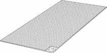 00 m plus lengthwise overlap of 5 cm Mortar consumption for filling and smoothing the mat approx. 1.75 l/m² (depending on the type of mortar, will provide approx. 2.