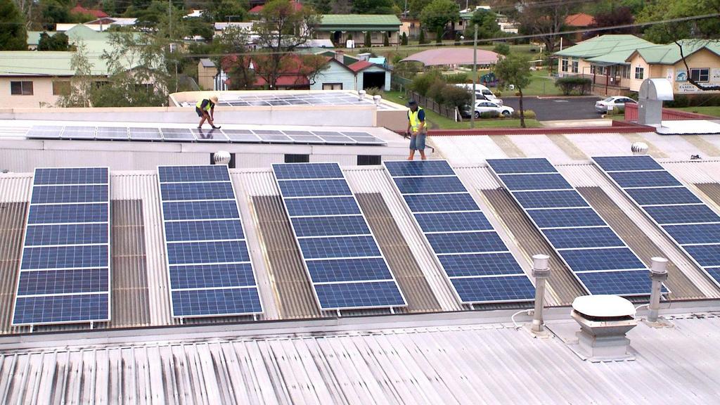 Rooftop solar installation activity 10.
