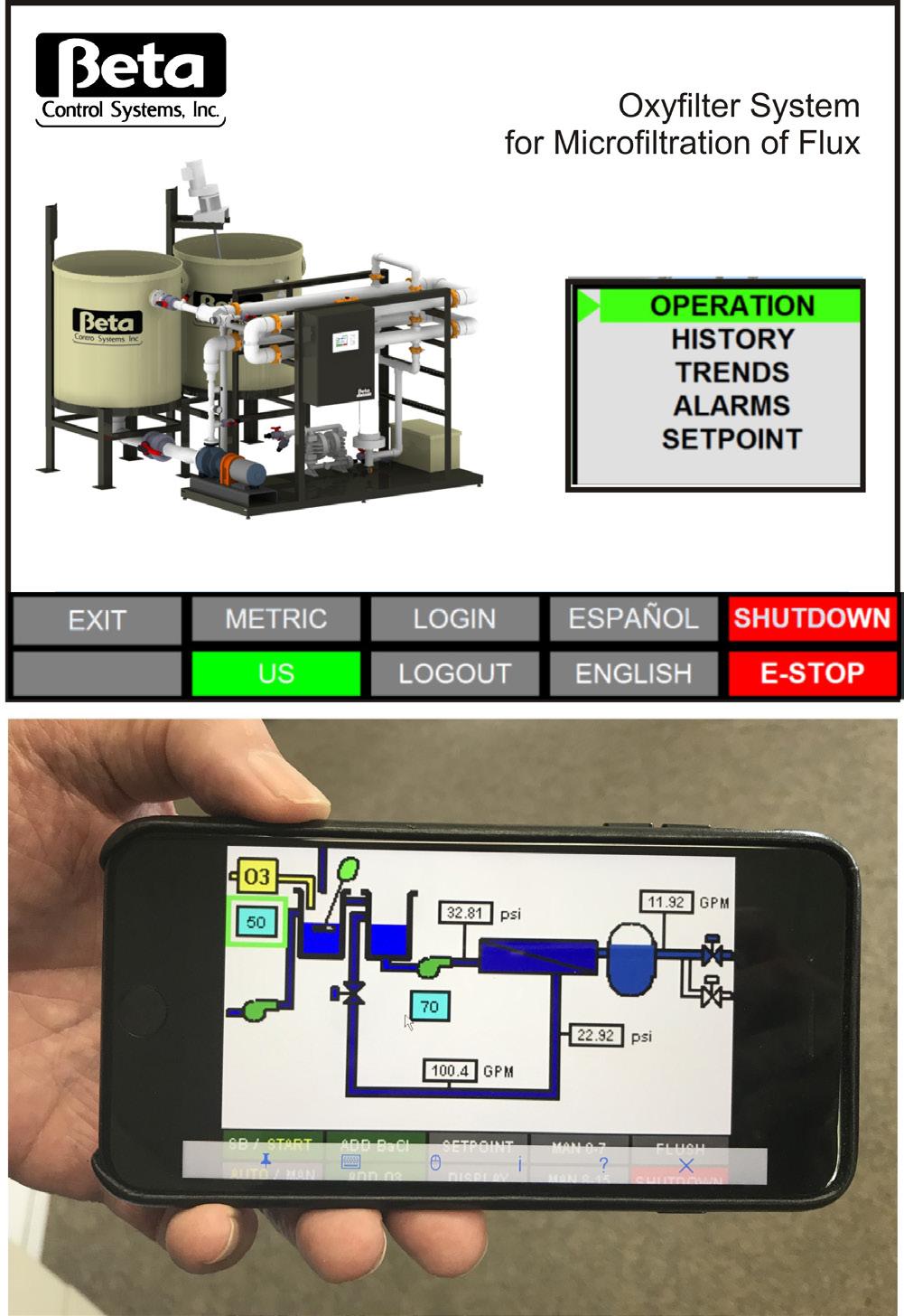 Beta s remote support is the next best thing to being on site at your plant. Control Software A computer or a control-panel-mounted HMI directs the operation of the system.