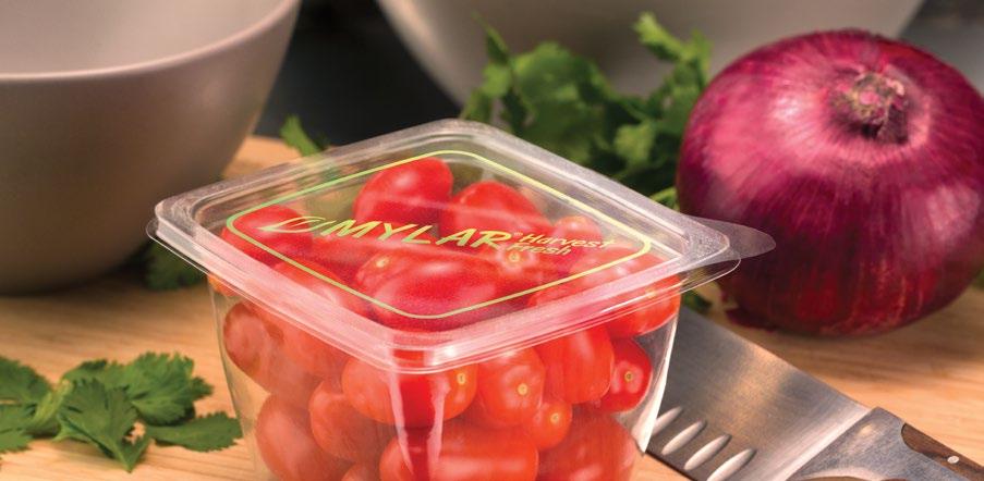 Efficiency MYLAR Harvest Fresh lidding positively affects the entire packaging process for our customers, making it a smart and efficient solution.