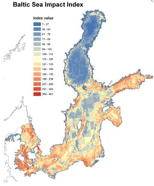 Development of the Baltic Sea Impact Index 1.