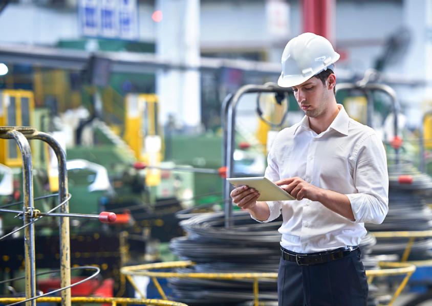 CONNECTED MANUFACTURING Manufacturers are under pressure to optimize processes, streamline supply chains and improve the customer experience.